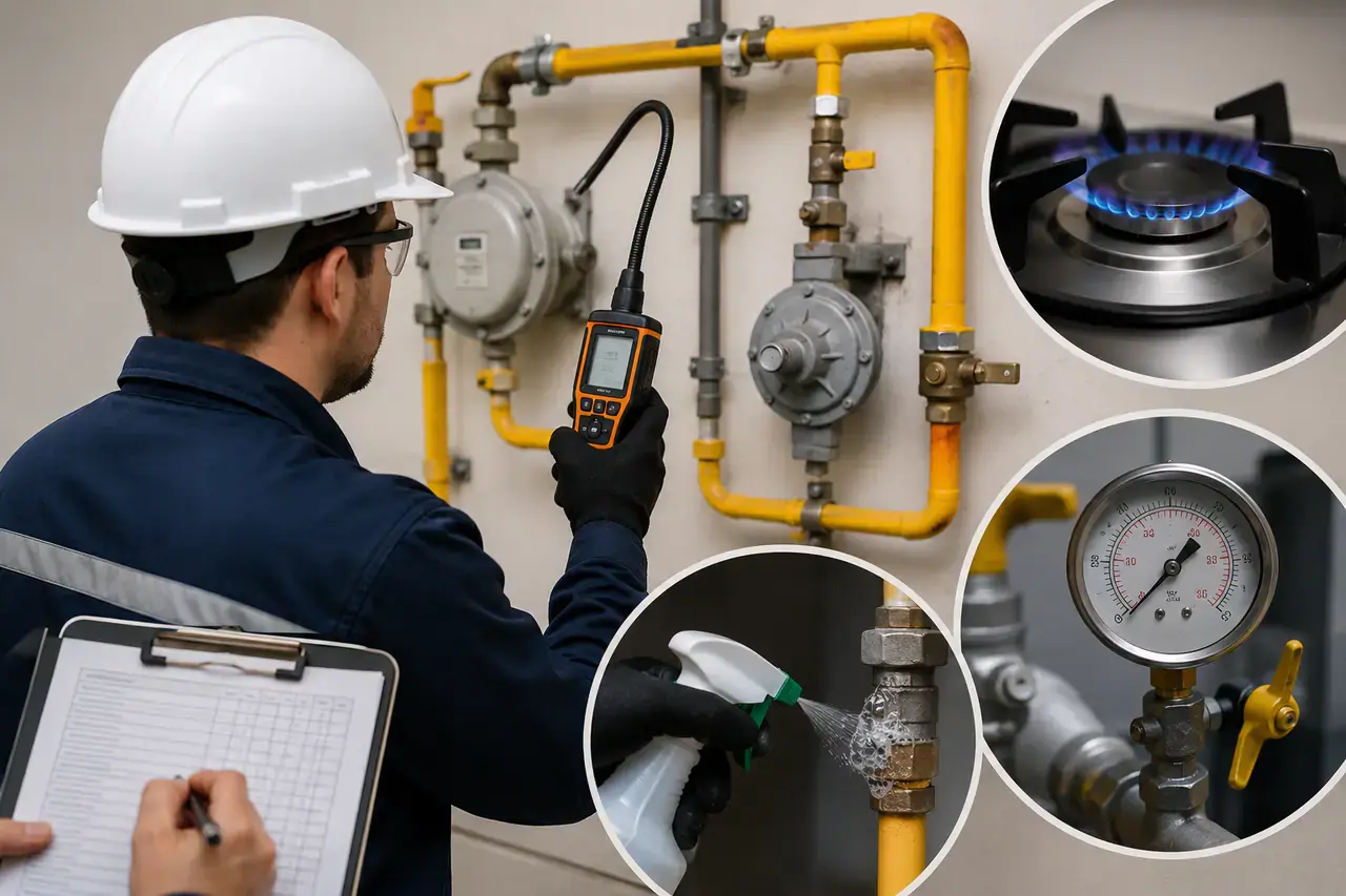 Evaluación integral de instalaciones de gas